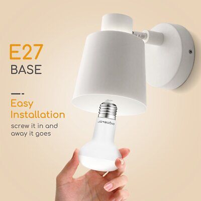 Lampadina LED E27 9W R63 Luce Bianca Calda 3000k 840 Lumens Angolo a Fascio