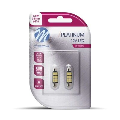 Blister 2x LED L815WW C5W 36mm 9xSMD5630 12V bianco caldo