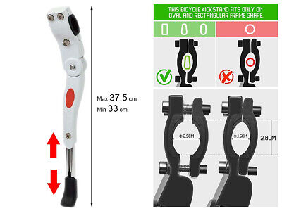 Cavalletto Bici Regolabile Colore Bianco Supporto Bicicletta Universale Da 22 a