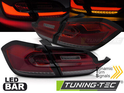 LUCI POSTERIORI A LED ROSSO FUMO per FORD FIESTA MK8 17-21 HATCHBACK
