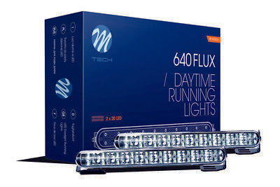 coppia faretti fari universali  Luci di marcia diurna LED 640 FLUX