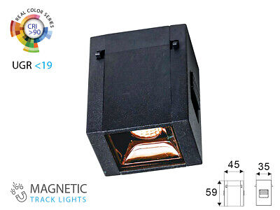Faretto Led Spotlight 1W 24V Neutro 4000K CRI 90 UGR 19 Per Sistema Binario