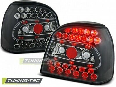 Coppia Fari Fanali Posteriori Tuning GOLF 3 09.91-08.97 Nero LED