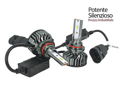 Kit Full Led Cob HB3 9005 HB4 9006 26W Reale 12V Con Ventola Raffreddamento