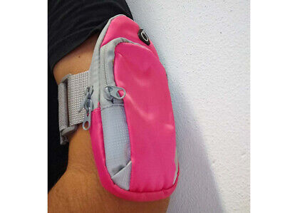 Borsa da Braccio Sportiva Sacchetto Bracciale Porta Cellulare Con Uscita Cavo