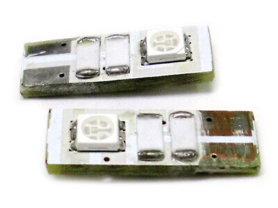 Lampada Led Canbus T10 W5W 2 Smd Blue No Errore Check Luci 12V Con Resistenza