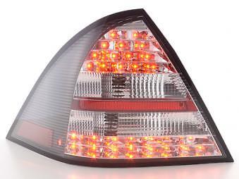 Coppia Fari Fanali Posteriori Tuning LED classe C W203 Limo 01-04, ross
