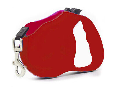 Guinzaglio per Cani 3 Metri Retrattile Colore Rosso <ul> <li>Il Cinturino Del è