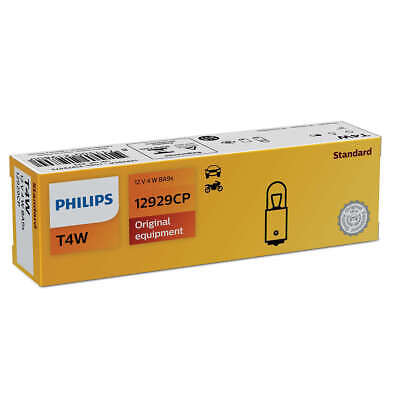 LOTTO DI 10 PEZZI Philips T4W 12V4 BA9s CP