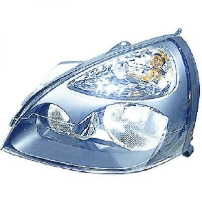 Faro anteriore sx CLIO 04-09 bordo grigio DEPO H7+H1 reg el 7701057654