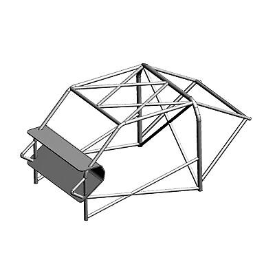 Ab / 100/270a Roll BAR para C4 Coupé > ; 04 Puntos: Mp-Wmateriale: Fe45