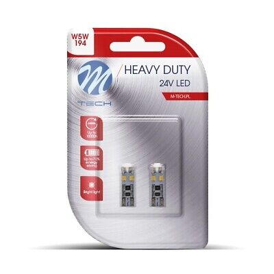 Blister 2x LED L9312 - W5W 8xSMD2835 CANBUS 24V bianco