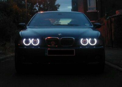 Coppia Fari Fanali Anteriori Tuning E32/E34 1986> 1995 ANGEL EYES Cromati