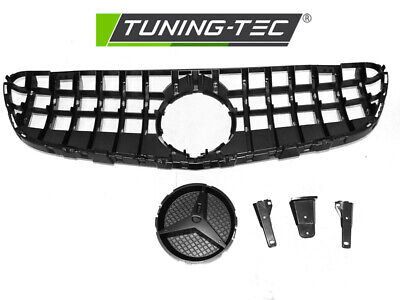 Griglia calandra mascherina frontale  Tuning GLC W253 2015-> GT-R STYLE NERO
