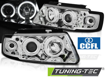 FARI ANGEL EYES CCFL CROMATI per PASSAT B5 3B 11.96-08.00