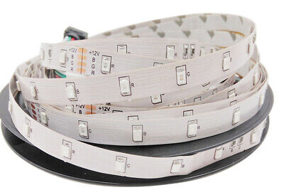 Bobina Led RGB 12V 300 Smd 3528 Biadesivo IP20 Connettore Femmine <p