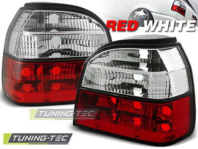 FANALI POSTERIORI ROSSO BIANCO per GOLF 3 09.91-08.97
