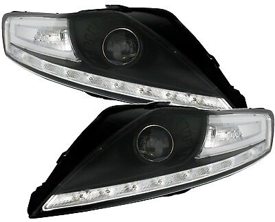 Coppia Set Faro Fanale Anteriore Tuning per Mondeo MK4 nero