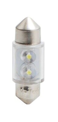 LOTTO DI 10 PEZZI Diodo LED L025 C5W 31mm 2LED bianco