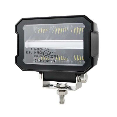 Barra Led Fuoristrada 4,7'' 30W 2800LM 12V 24V IP67 6000K Luci DRL Bianco e