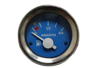 Manometro Strumento 52mm ROAD ITALIA Livello Carburante Benzina BLU