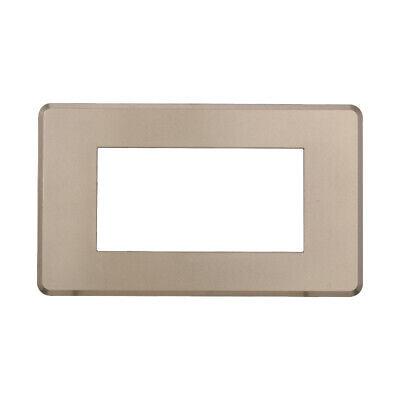 ETTROIT Placca Slim Sottile 4P Serie Moon Colore Titanio Compatibile Con