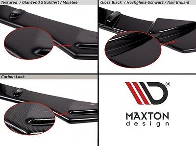 Fiesta MK7 Facelift 2013+ Spoiler SPLITTER Sottoparaurti Nero Satinato