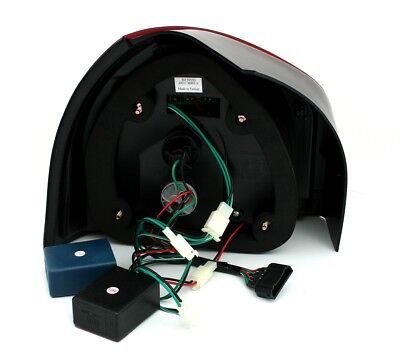 Coppia Fari Fanali Tuning LED Luci Posteriori A3 8L 96-03 Fume' Rosso