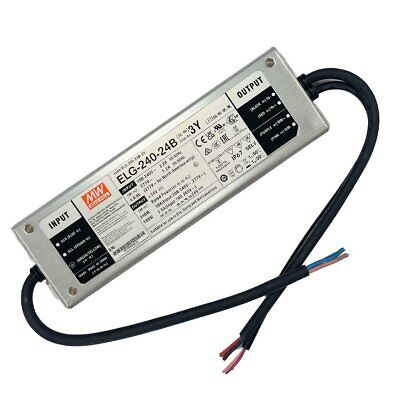 MeanWell ELG-240-24B-3Y Alimentatore Dimmerabile 0-10V PWM Resistenza IP67 200W