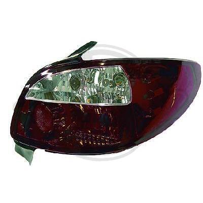 Coppia fari fanali posteriori TUNING 206 98-05 3/5 porte ROSSO/BIANCO