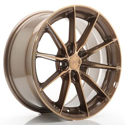 JR Wheels JR37 17x8 ET20-40 5H BLANK Platino Bronzo
