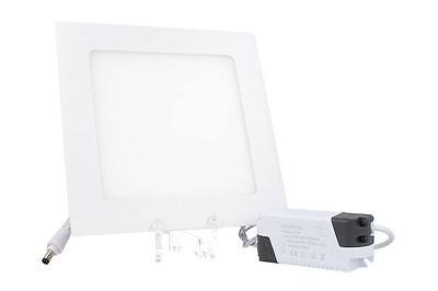 Faretto Lampada Pannello Led Da Incasso Quadrato 12W=100W Bianco Caldo 170mmx170