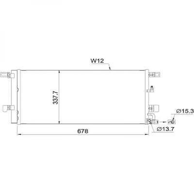 Condensatore clima A4 01/2016 - 2.0 TFSI/TDI 8W0 816 421 C