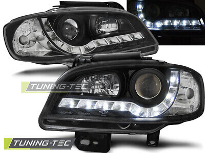 HEADLIGHTS DAYLIGHT BLACK fits IBIZA/CORDOBA 09.99-03.02