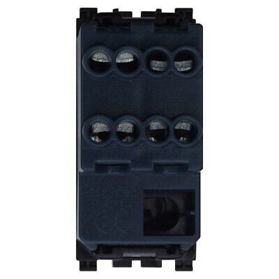 ETTROIT Invertitore 1P 16A Unipolare Colore Nero Compatibile Con Vimar Arke