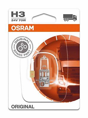 1 Lampada Lampadina Luce OSRAM ORIGINAL H3 (PK22s) 24V 70W CAMION RICAMBIO ALOGE