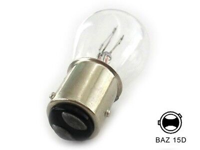 LOTTO 10 Pezzi Lampada Lampadina Luce S25 BAZ15D P21/4W 12V Asimmetrica RICAMBIO