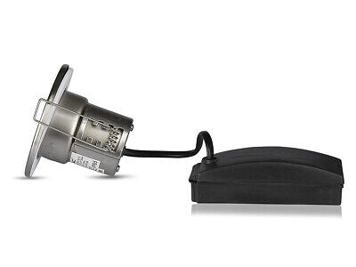 Faretto Led da Incasso Dimmerabile 5W 3000K Colore Nichel Satinato IP65 Resiste
