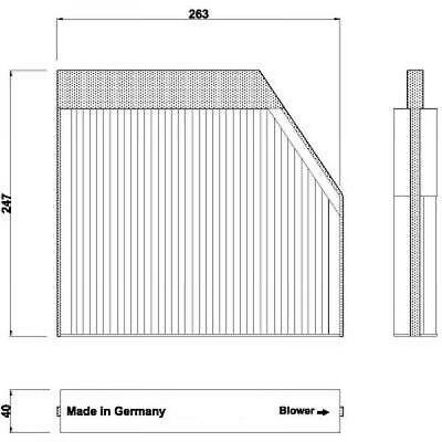 Filtro abitacolo antipolline ClasseC W205/S205/ ClasseE W213 A2