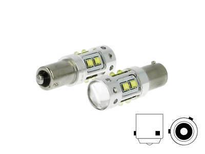 Lampada Led H21 BAY9s H21W 12V 50W Bianco Freddo 10 Smd Cree Piedini Sfalsati