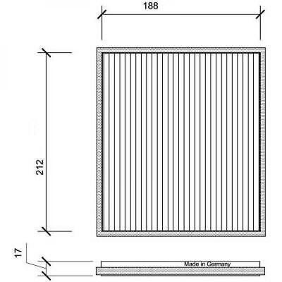 Filtro abitacolo antipolline Rav4/ YARIS