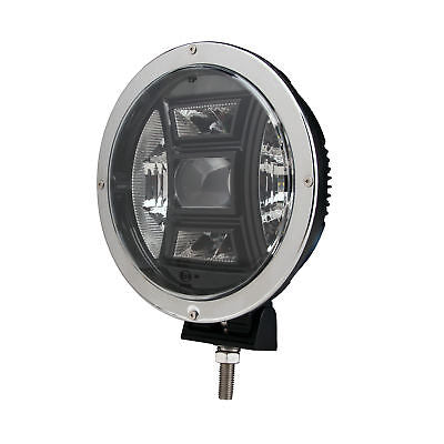 Faro da lavoro - supporto laterale - rotondo chrome. CREE 70W 9