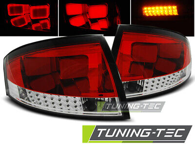 LED TAIL LIGHTS RED WHITE fits TT 8N 99-06