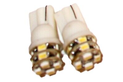 Coppia 2 Lampade Led T10 Con 12 Smd 3528 Colore Bianco Freddo 6000K 12V 1W <p>