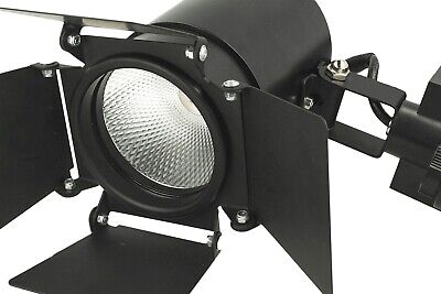 Faro Lampada Led A Binario 30W Bianco Caldo Carcassa Nera Mono Fase Angolo 24