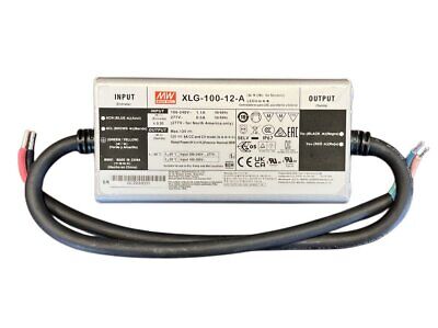 MeanWell XLG-100-12-A Alimentatore IP67 100W 12V 8A Input 220V 110V