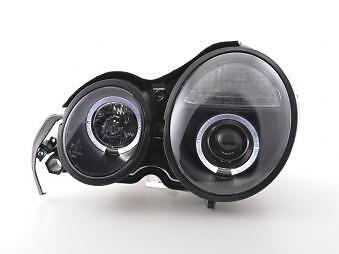 Coppia Fari Fanali Anteriori Tuning classe E W210 95-98 nero
