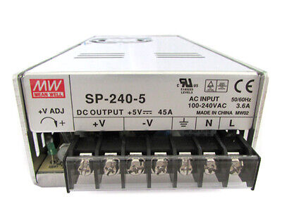 Alimentatore MeanWell CV Trasformatore 5V 225W 45A SP-240-5 Trasforma Da AC