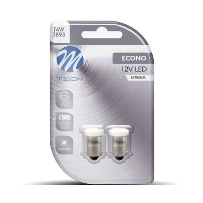 Blister 2x LED L009W BA9s 4xSMD3528 bianco