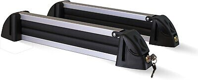 MENABO White Bear Portasci Da Barra con fissaggio alle barre tetto Per 4 Coppie